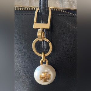 Tory Burch Pearl Bag Charm/Key Ring